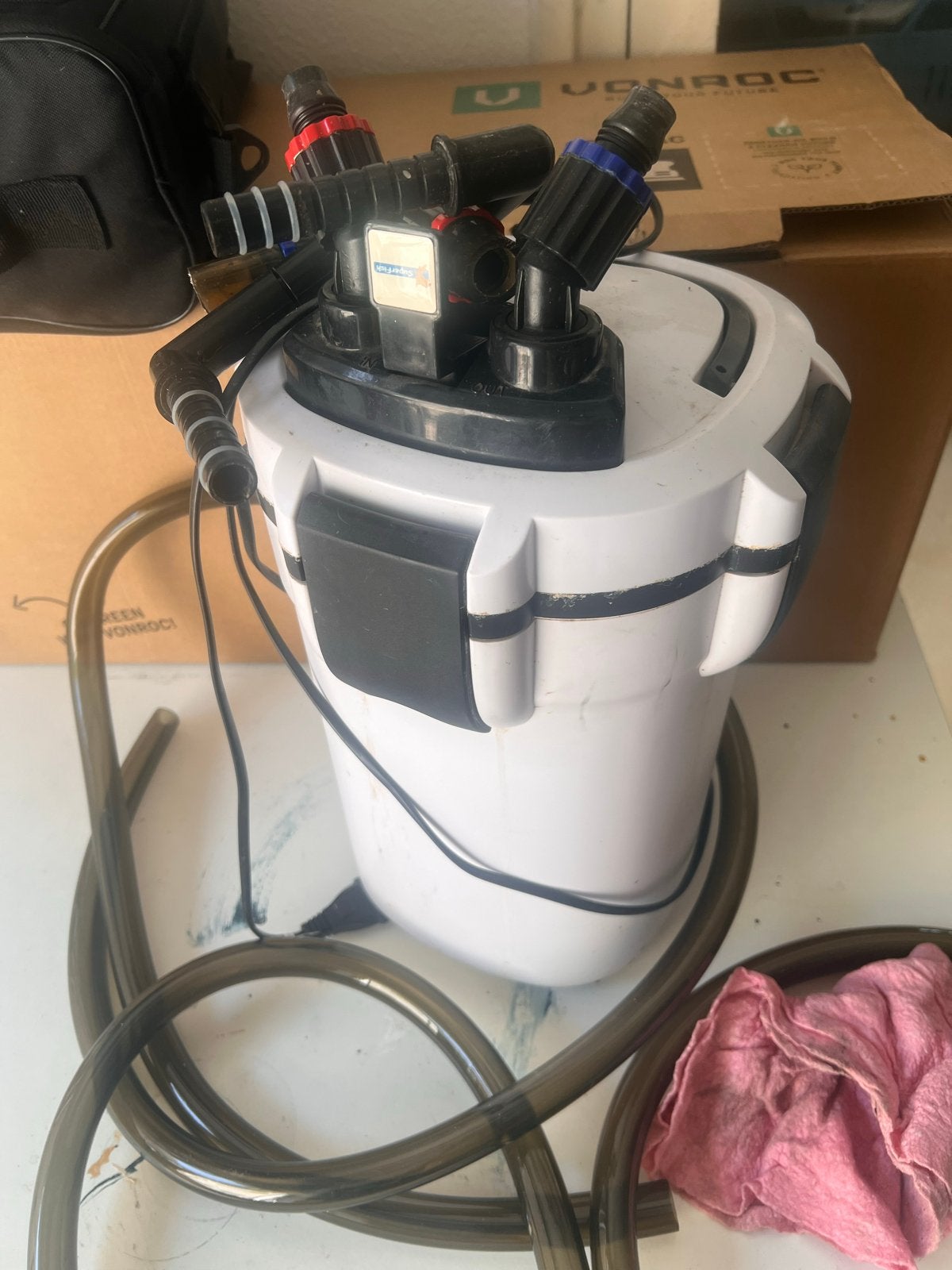 Aqarium filter, Ophalen of Verzenden, Pomp, Gebruikt, Filter