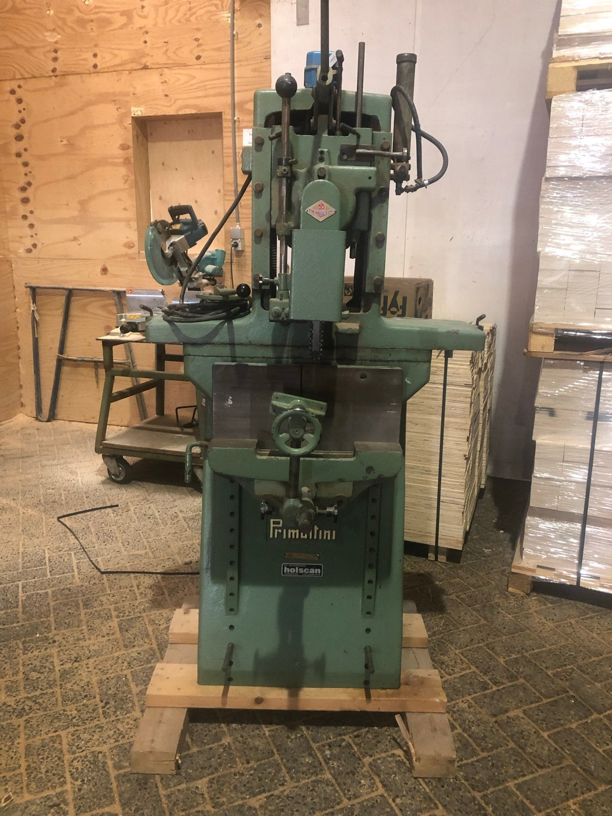 Kettingfrees 380 v, Ophalen