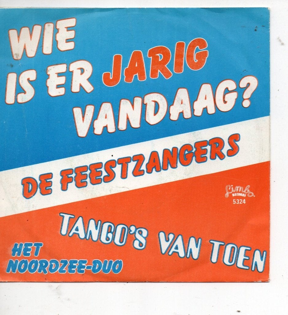 de feestzangers & noordzee duo - piraat, Ophalen of Verzenden, Zo goed als nieuw, 7 inch, Nederlandstalig