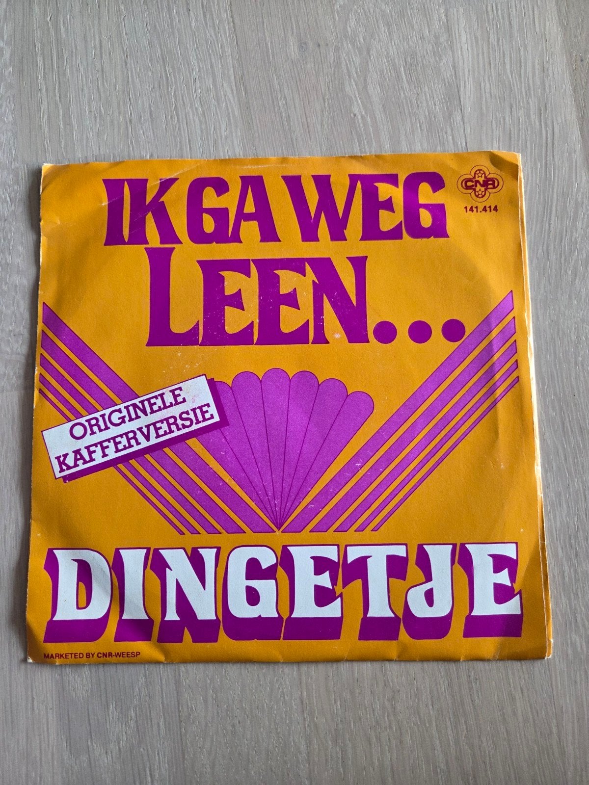 Dingetje - Ik Ga Weg Leen... (Originele Kafferversie) Vinyl, LP, Gebruikt, Originele persing, 7 inch