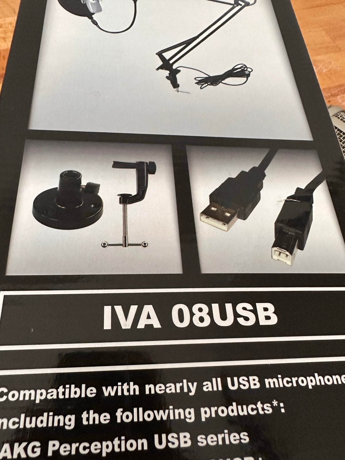 Innox IVA 08USB USB Broadcasting Arm met microfoon, Ophalen of Verzenden, Zo goed als nieuw, Studiomicrofoon