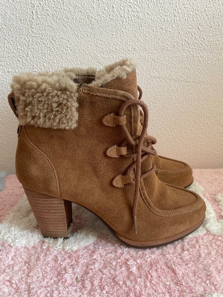 schoenen ugg laarsjes nieuw maat 36 bruin, UGG, Bruin, Lage of Enkellaarzen, Nieuw