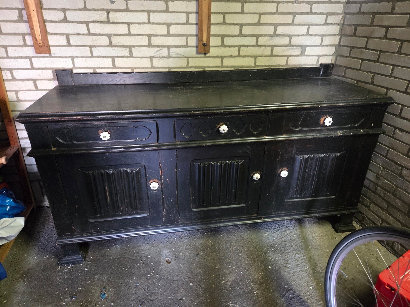 Vintage dressoir, Huis en Inrichting, Ophalen, Gebruikt, 25 tot 50 cm, 150 tot 200 cm