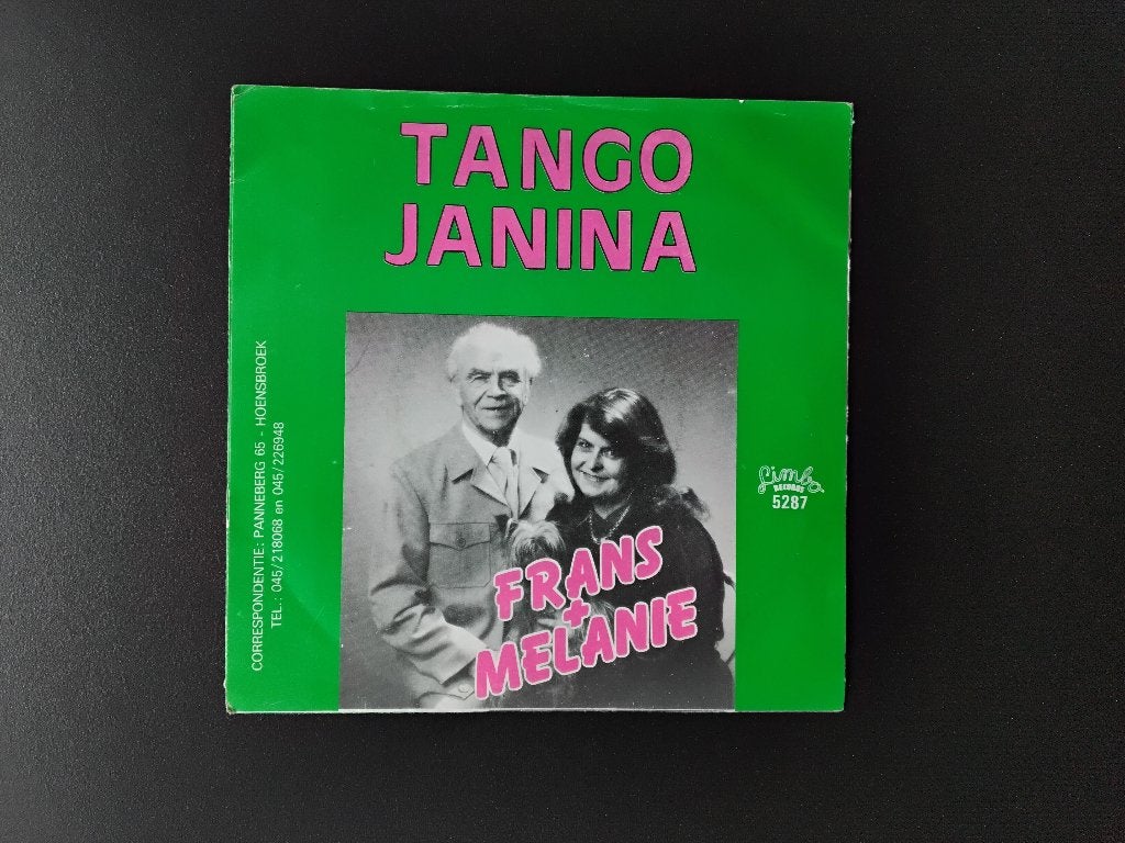Frans + Melanie - Tango Janina., Verzenden, Gebruikt, 7 inch, Overige genres