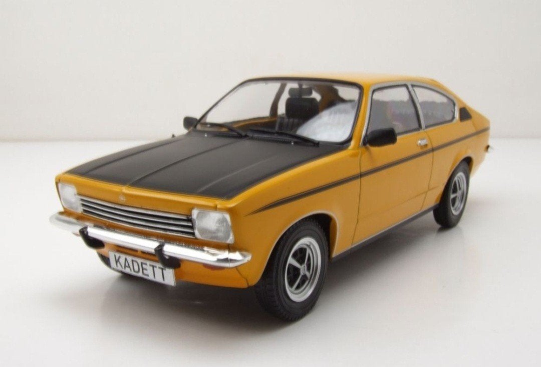 1:18 Opel Kadett C Coupé SR 1975Oranje/Zwart Model Car Groep, Ophalen of Verzenden, Nieuw, Auto, Overige merken