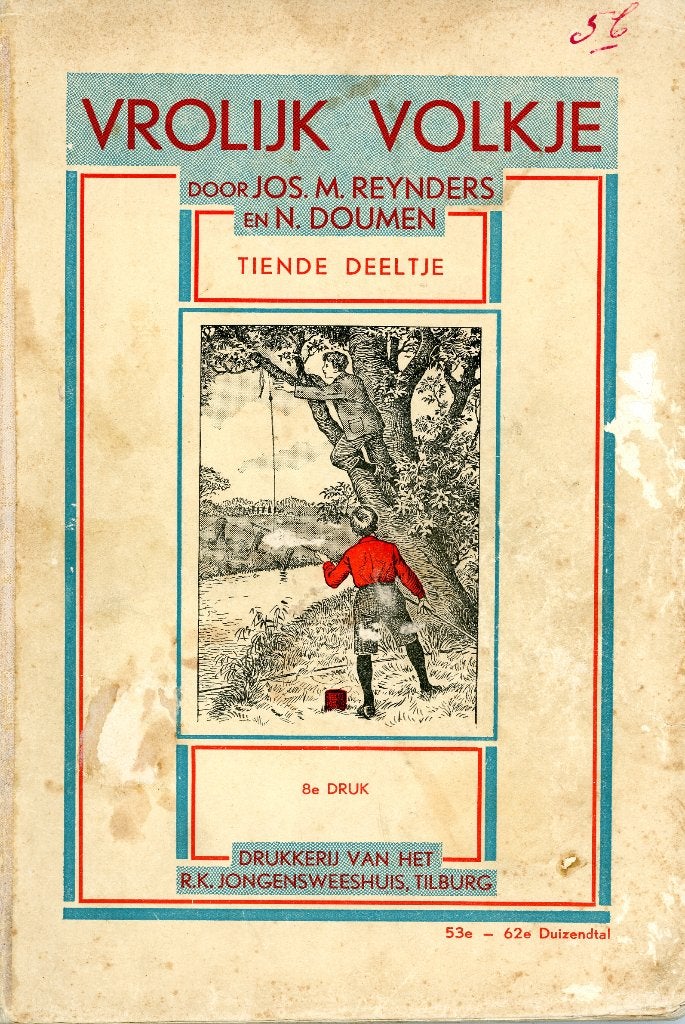 Vrolijk volkje - J. Reynders en N. Doumen (1936), Boeken, Schoolboeken, Ophalen of Verzenden, Gelezen, Overige niveaus, Nederlands