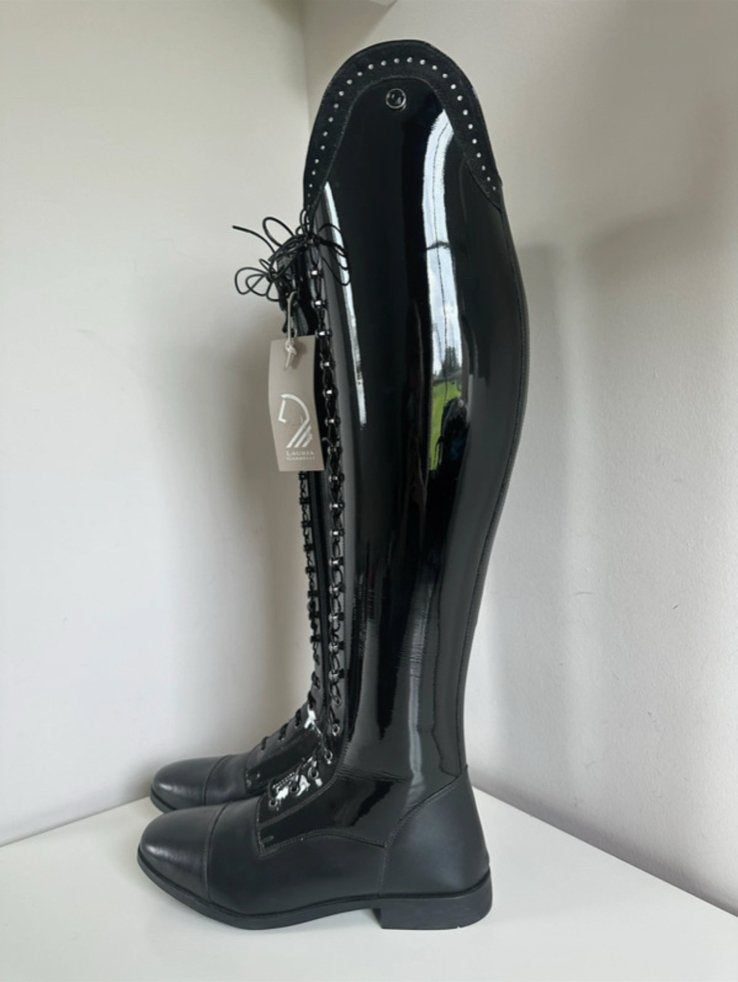Paardrijlaarzen Amalfi lack black 41, Dieren en Toebehoren, Nieuw, Ophalen of Verzenden, Zwart, Schoeisel