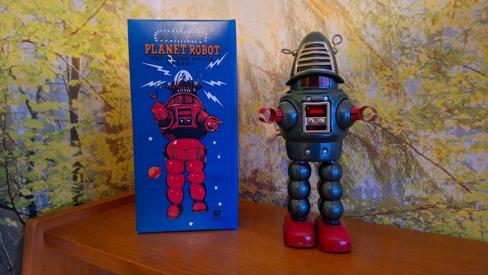 Planet Robot vintage / retro robot, Ophalen of Verzenden