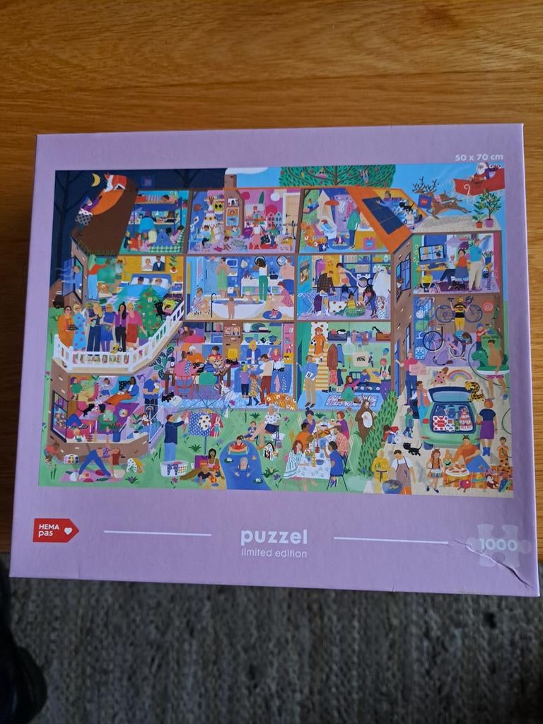 Mooie puzzel limited edition 1000 stukjes hema zgan, Hobby en Vrije tijd, Denksport en Puzzels, Ophalen, Zo goed als nieuw