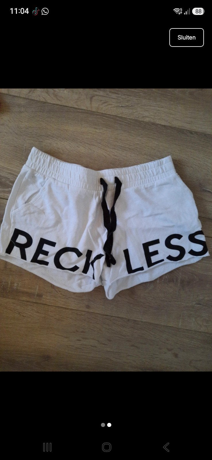 Witte shorts x New Yorker, Maat 38/40 (M), Kort, Wit, Nieuw