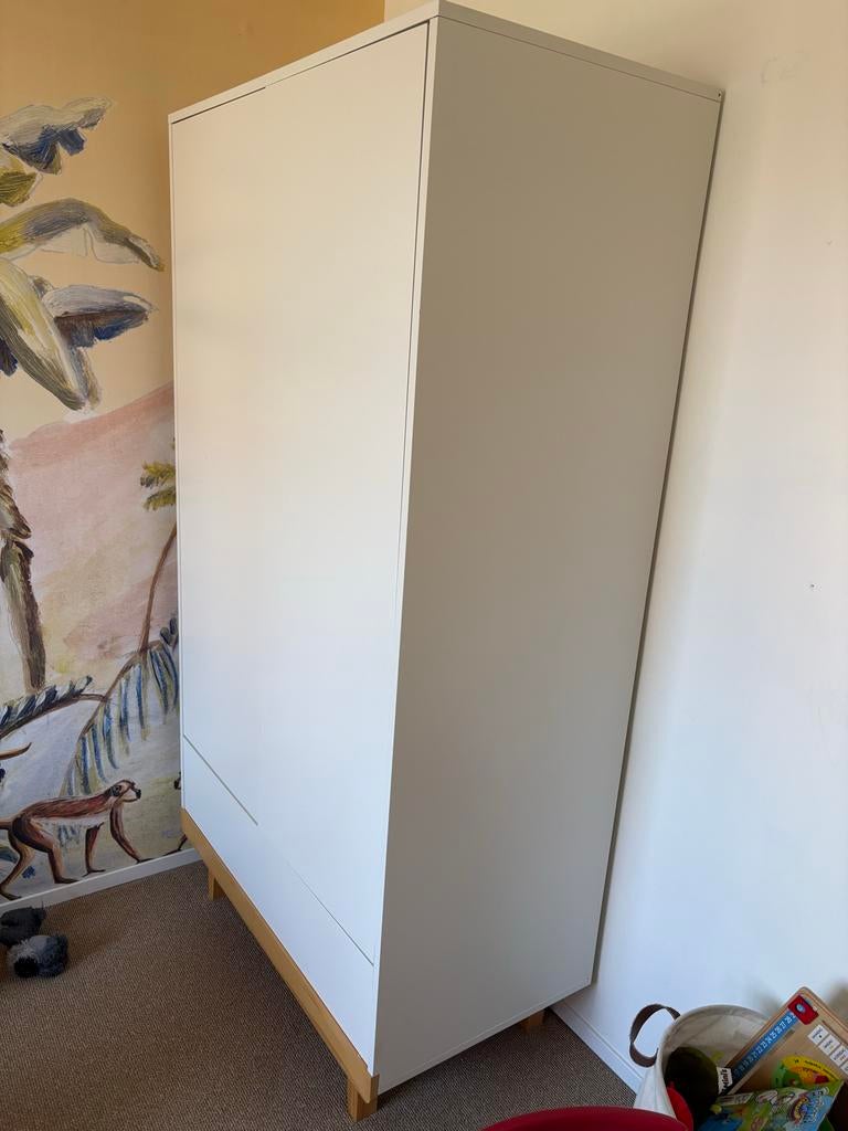 Petit Amelie Kinderkast Wit met Lade - Gedemonteerd, Gebruikt, Kast, 105 cm of meer, Ophalen of Verzenden