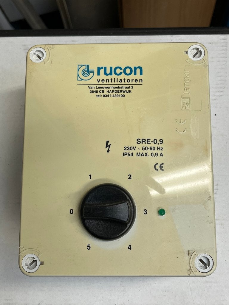 RUCON 6 standen schakelaar voor ventilator (0 + 5), Ophalen of Verzenden, Gebruikt, Overige