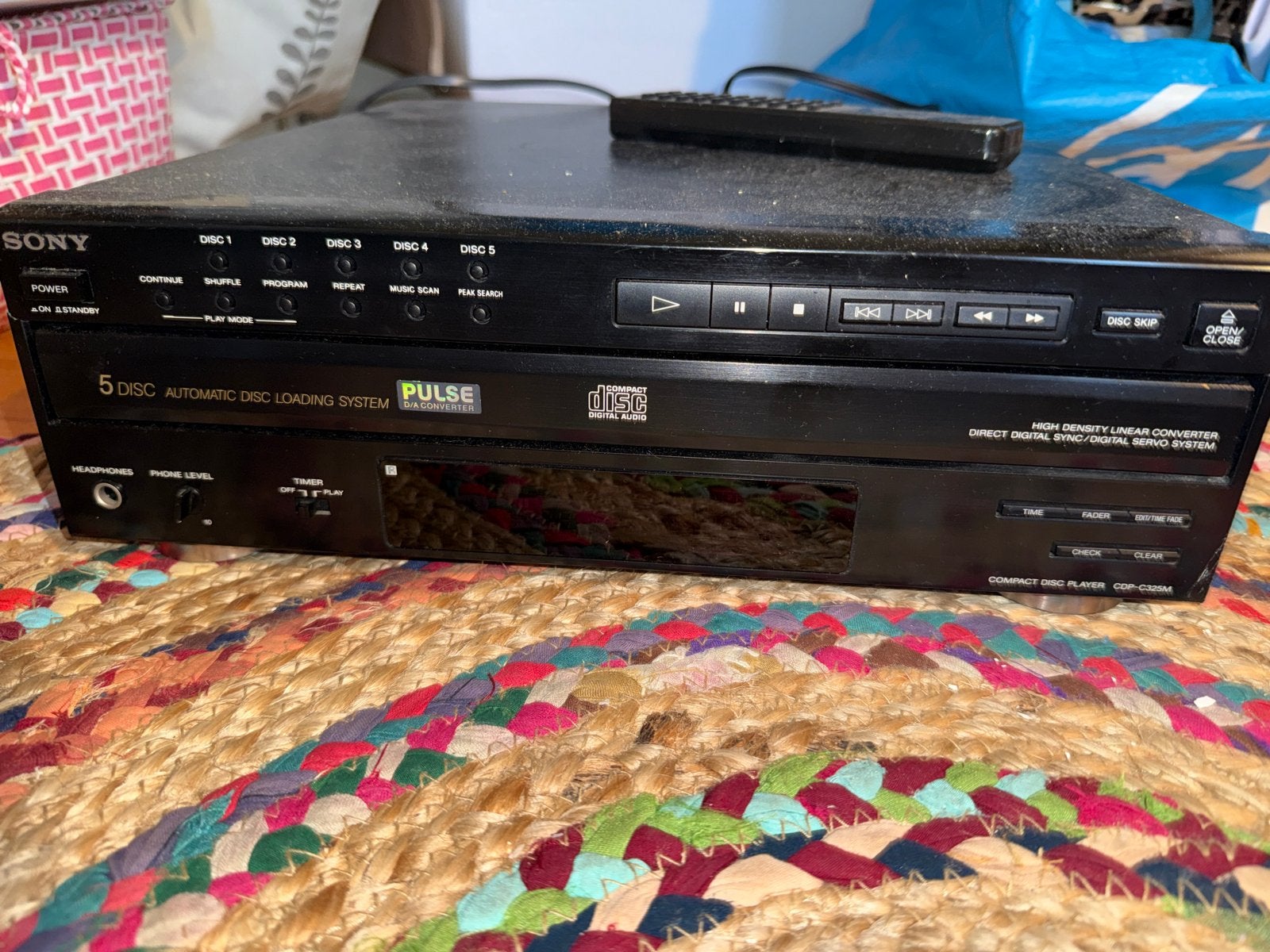 Sony CD-wisselaar CDP-C335M - 5 disc automatic loading syste, Ophalen of Verzenden, Gebruikt, Sony, Wisselaar