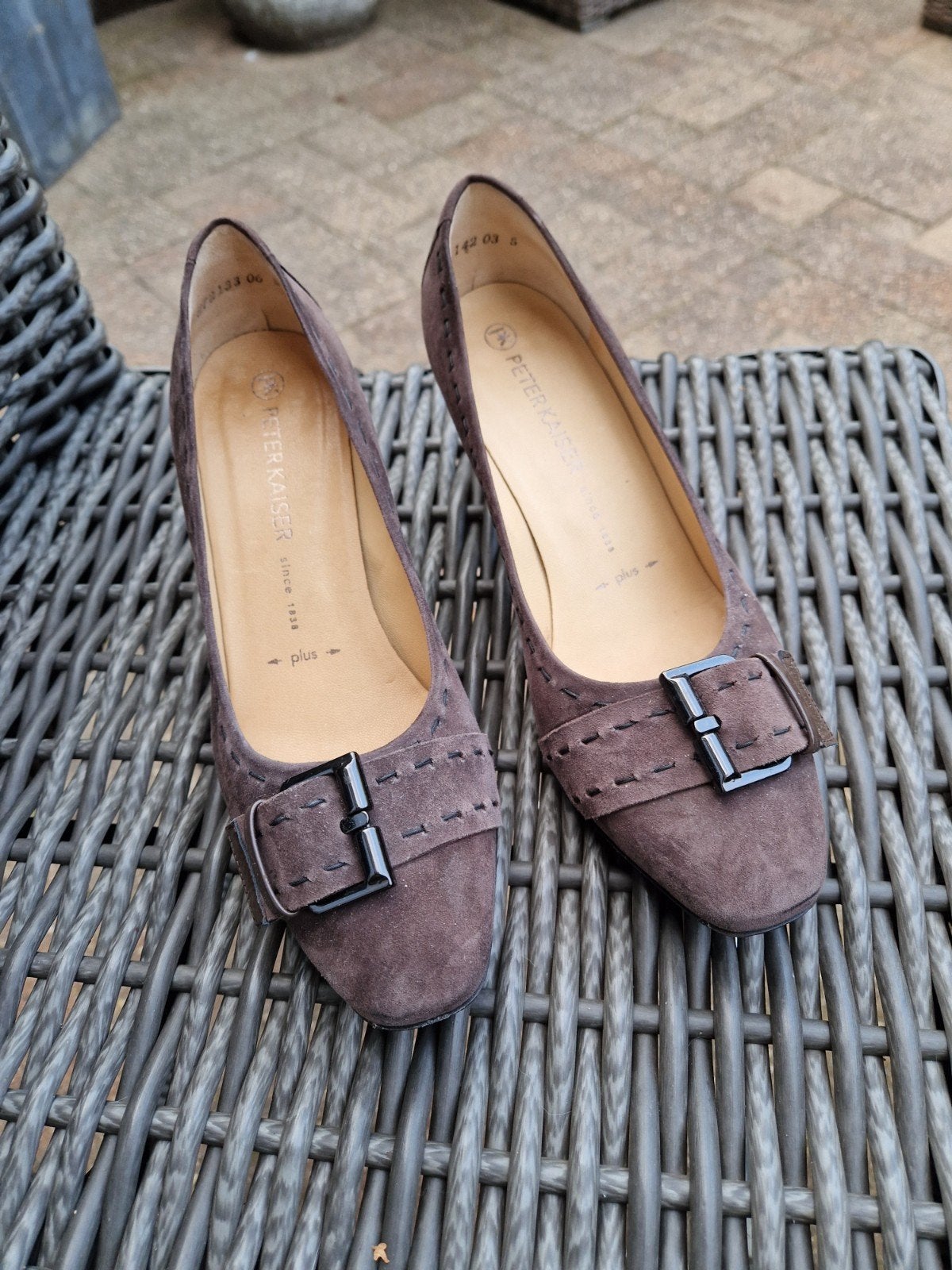 Te koop bruine damesschoenen, maat 38, merk Peter Kaiser., Kleding | Dames, Schoenen, Peter Kaiser, Schoenen met lage hakken, Bruin