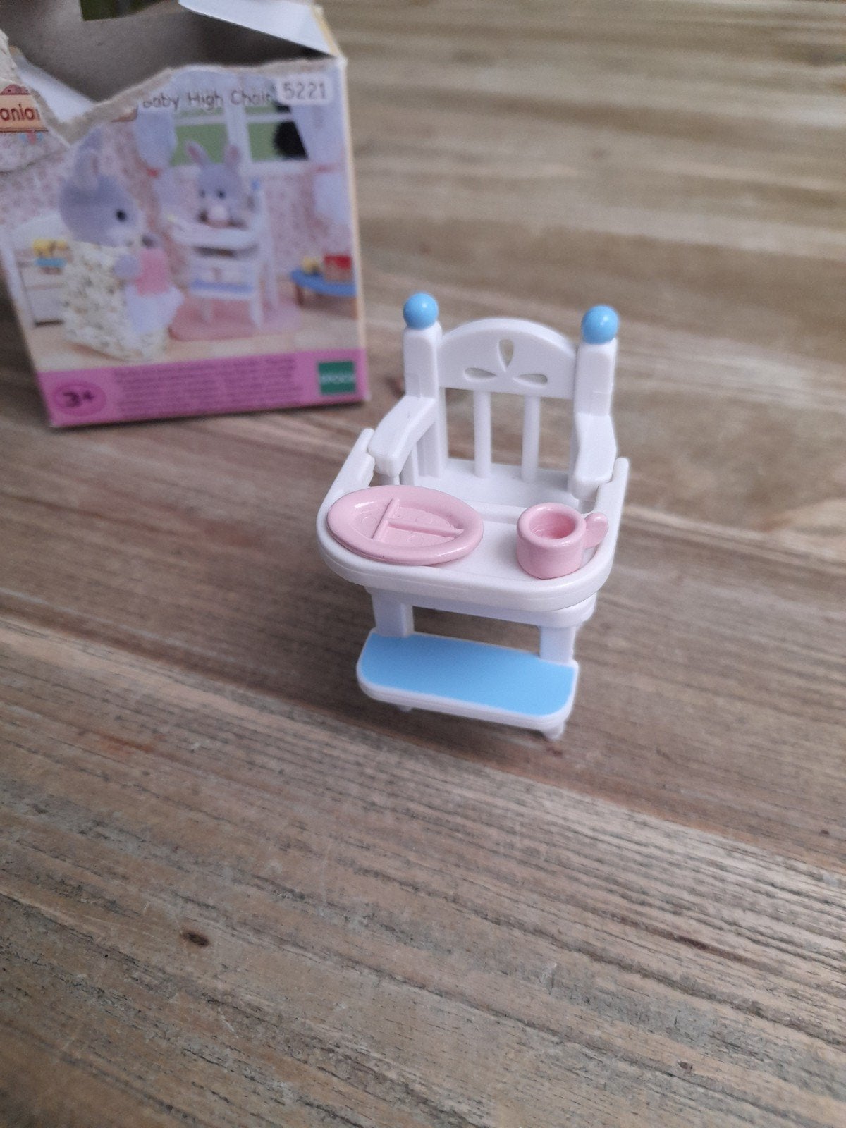 Sylvanian babystoel 5221, Ophalen of Verzenden, Gebruikt, Poppenhuis