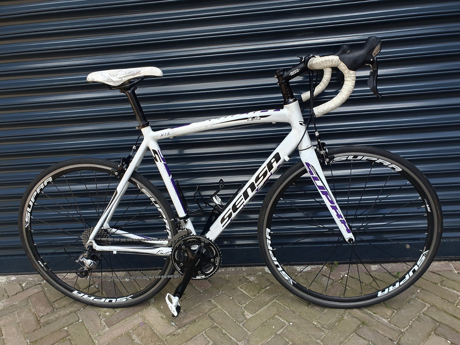 Sensa Emila Dames Racefiets Maat 54, Fietsen en Brommers, Fietsen | Racefietsen, 28 inch, Aluminium, Zo goed als nieuw, Dames
