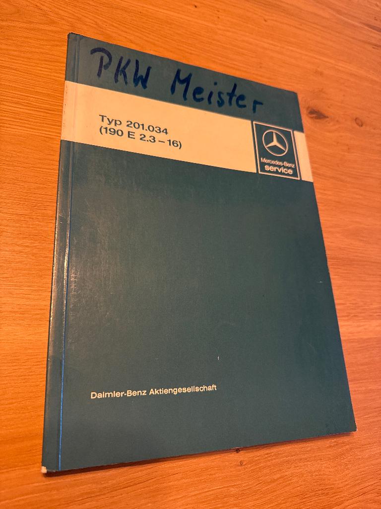 Mercedes-Benz 190E 2.3-16V 201.034 190 E Werkplaatsboek, Auto diversen, Ophalen of Verzenden