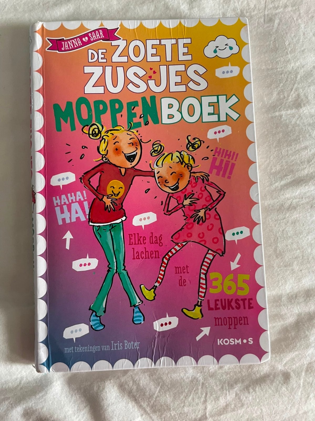De Zoete Zusjes Moppenboek - 365 Leuke Moppen, Boeken, Ophalen of Verzenden, Zo goed als nieuw, Moppen