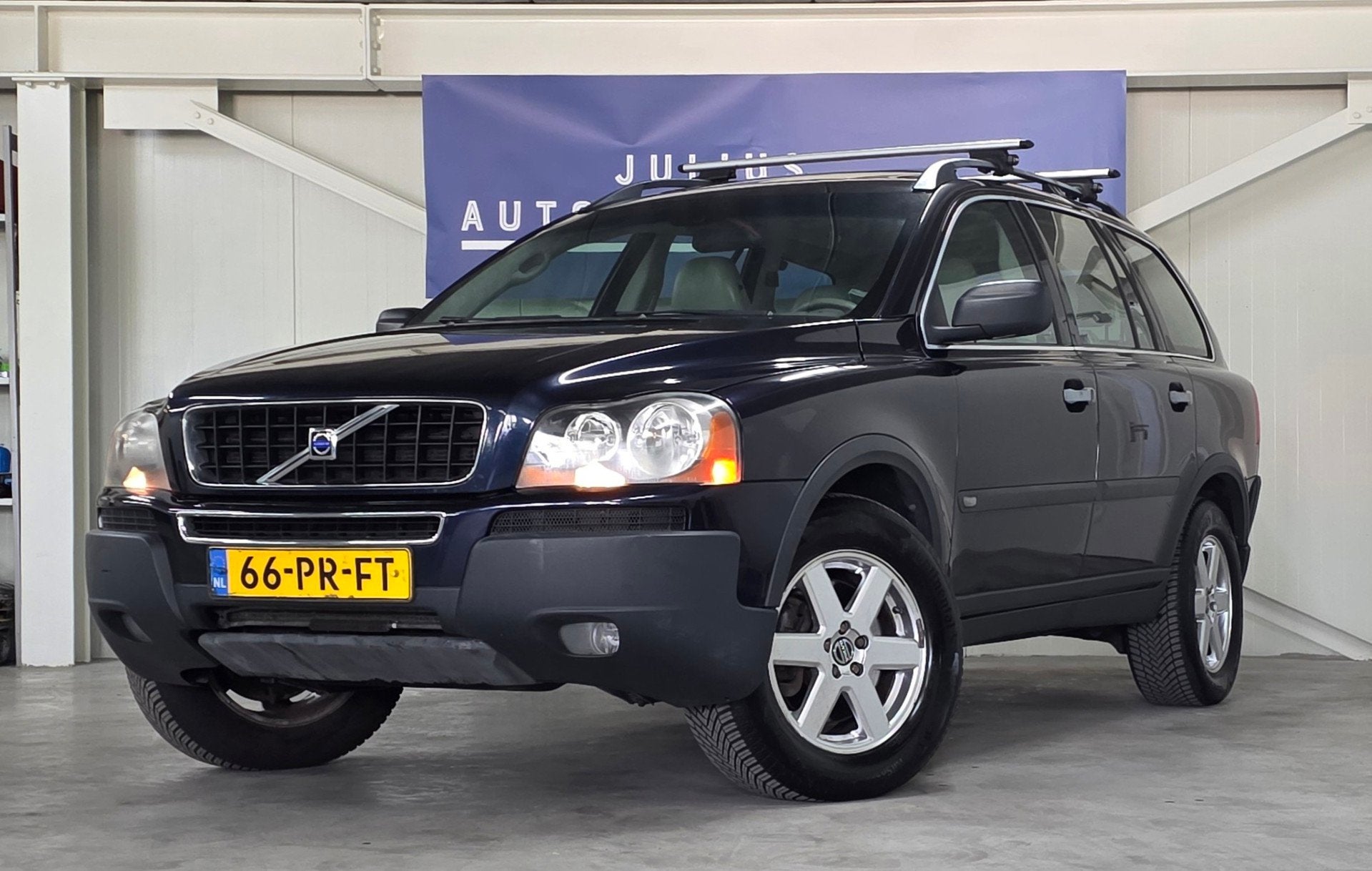 Volvo XC90 2.5 T Exclusive 7P Handgeschakeld Trekhaak Schuif, XC90, Gebruikt, Beige, Blauw