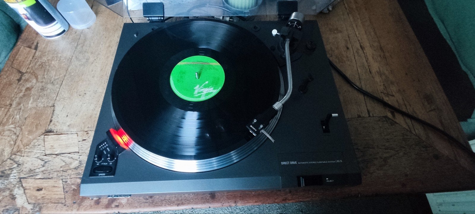 Sony PS-11 platenspeler netjes auto return, Ophalen, Gebruikt, Pitch-regelaar, Platenspeler