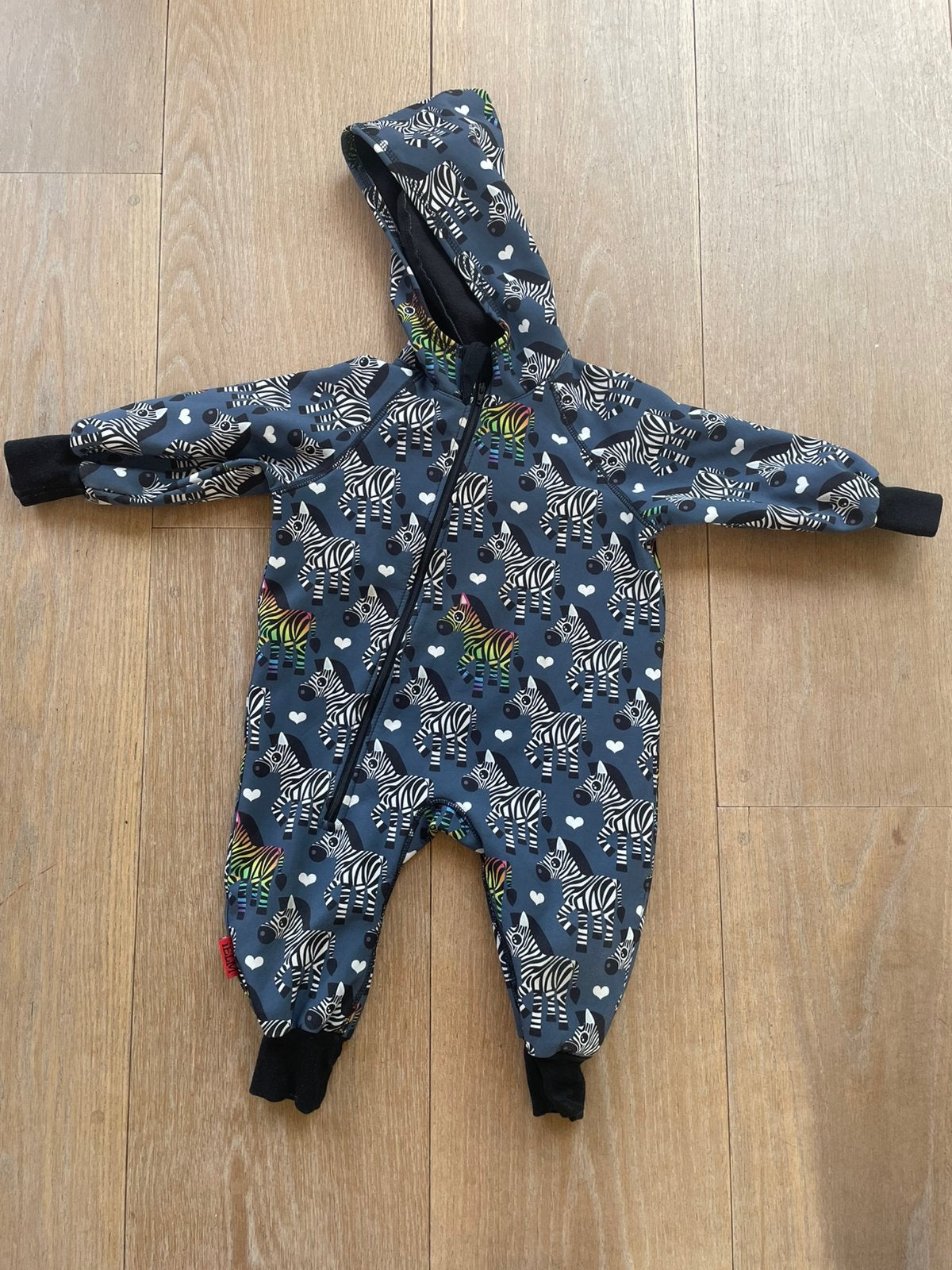 Ielm blauw zebra softshell buitenpak maat 80, Kinderen en Baby's, Babykleding | Maat 80, Ophalen of Verzenden, Zo goed als nieuw