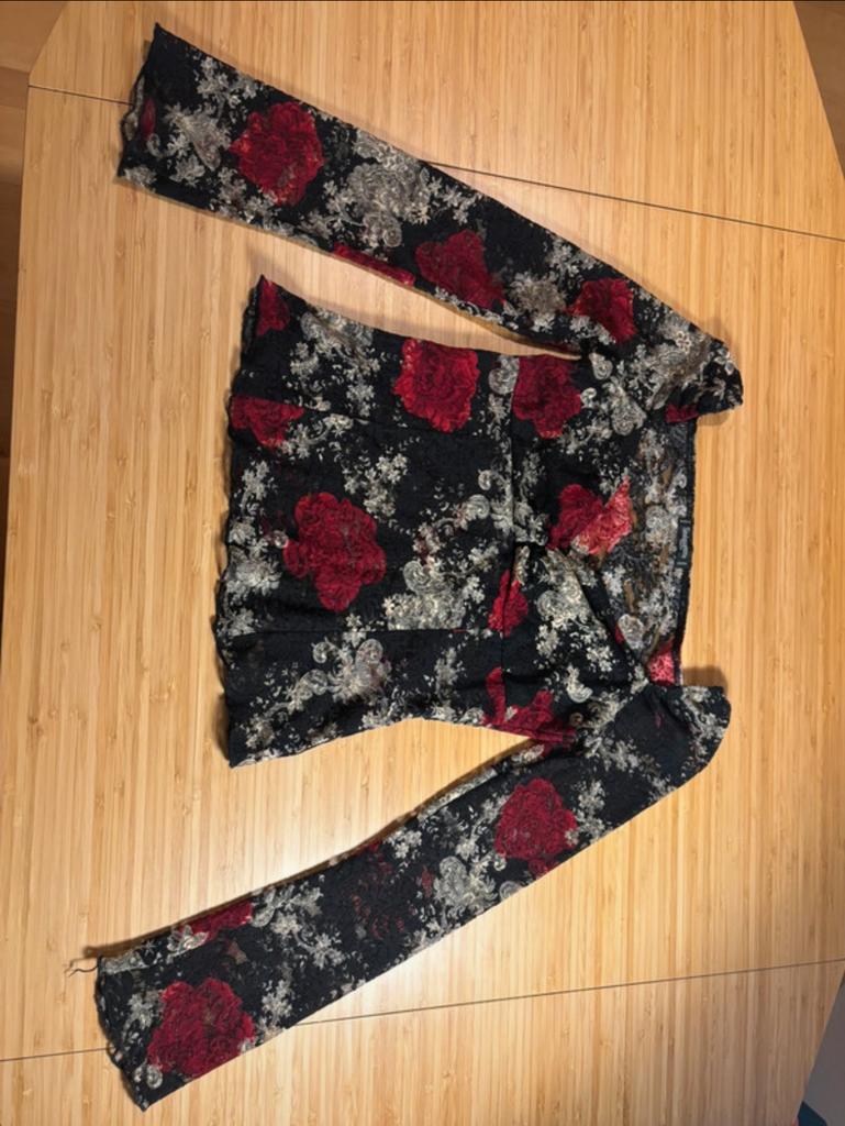 Sinéquanone Paris Blouse met bloemenprint, Kleding | Dames, Ophalen, Gedragen, Maat 38/40 (M), Zwart