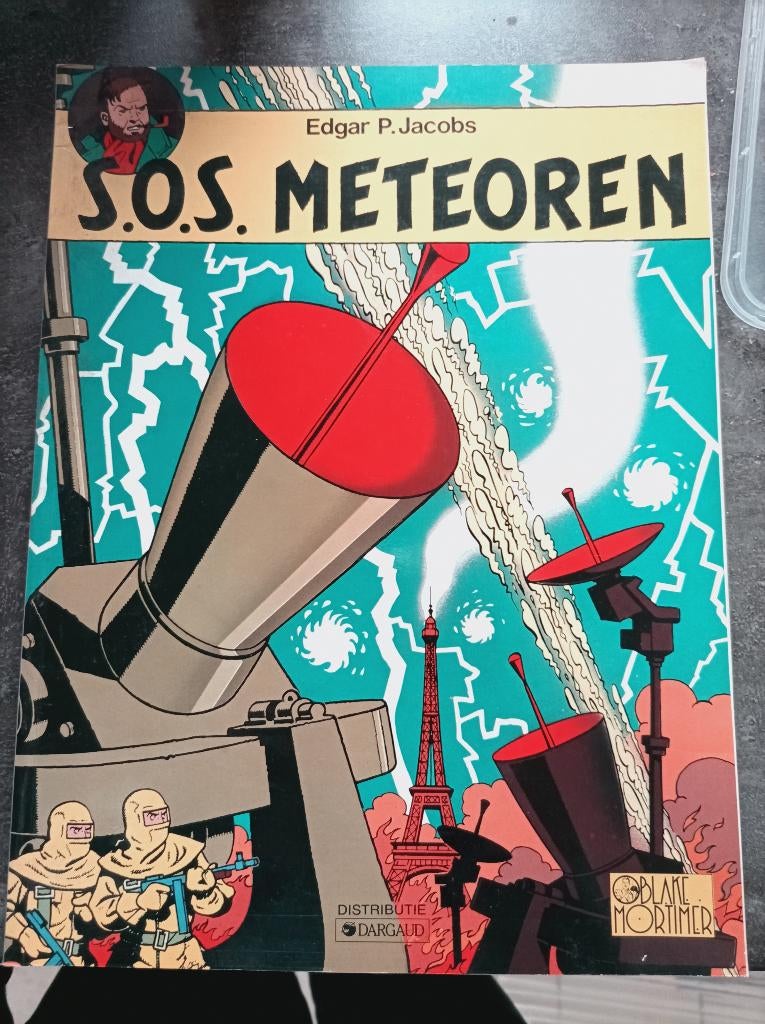 Blake en Mortimer - S.O.S. Meteoren, Eén stripboek, Ophalen, Zo goed als nieuw, Edgar P. Jacobs