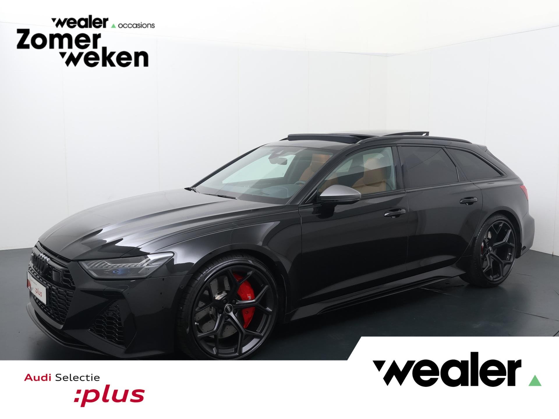 Audi RS 6 Avant 4.0 TFSI Quattro performance | 630 PK | Trek, Gebruikt, Met garantie (alle), 2065 kg, Leder