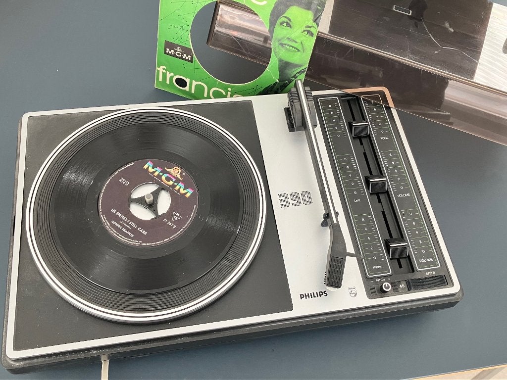 Vintage Philips platenspeler, Ophalen of Verzenden