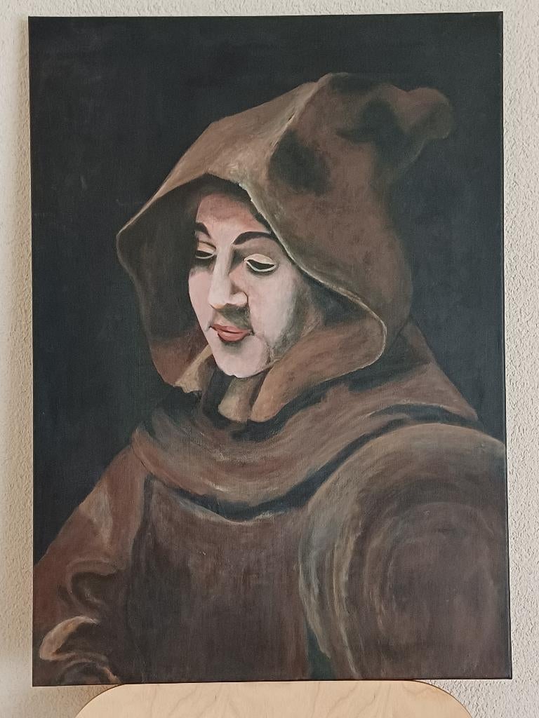 FRAAI  SCHILDERIJ IN ACRYLVERF, Ophalen of Verzenden