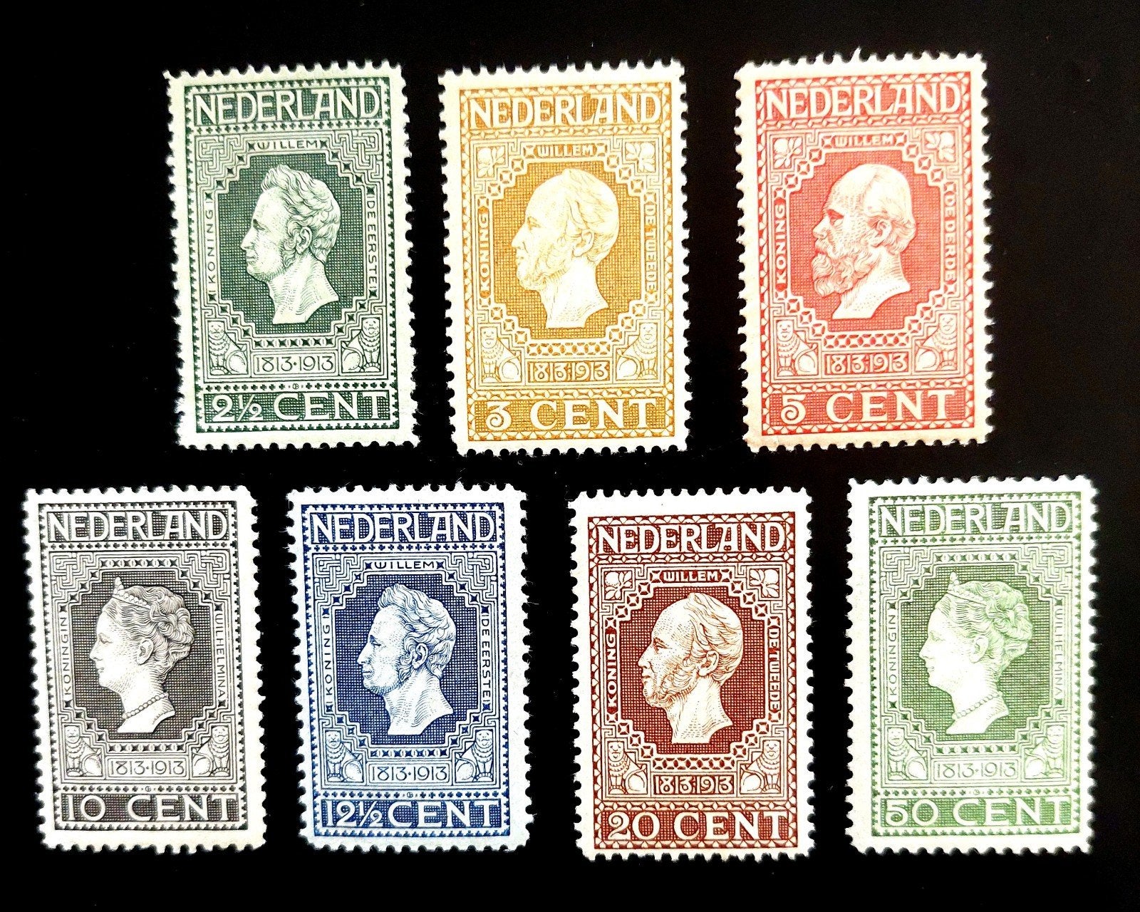 Jubileumzegels 1913 postfris., Ophalen of Verzenden, T/m 1940, Postfris