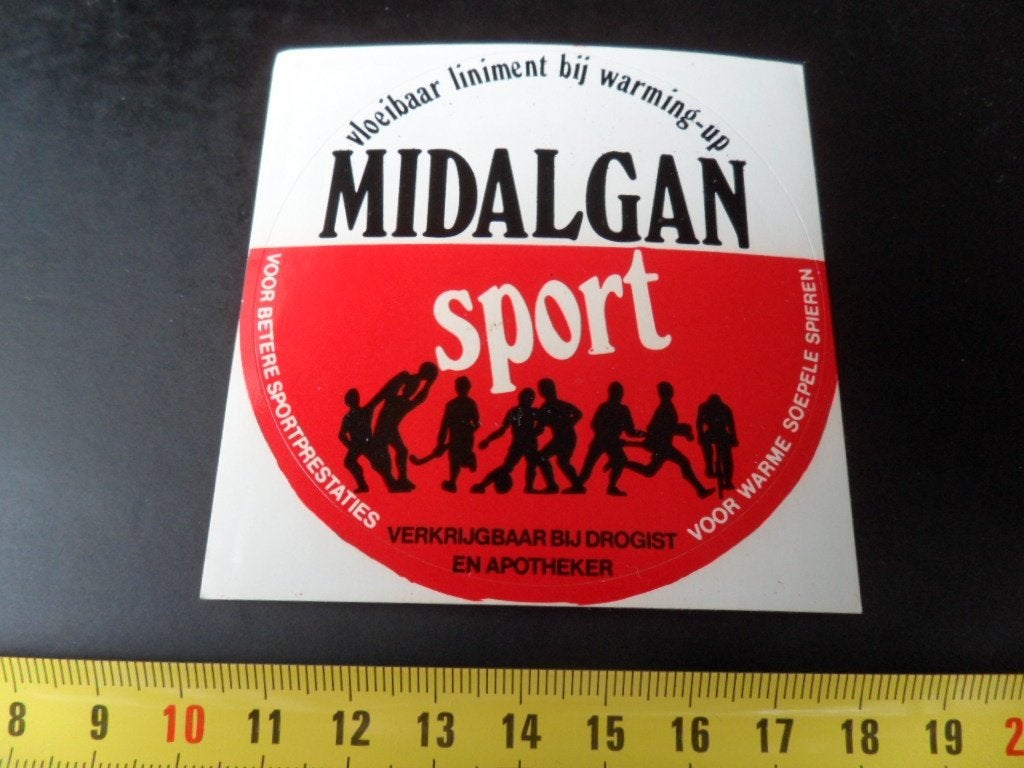 sticker MIDALGAN SPORT, Ophalen, Zo goed als nieuw