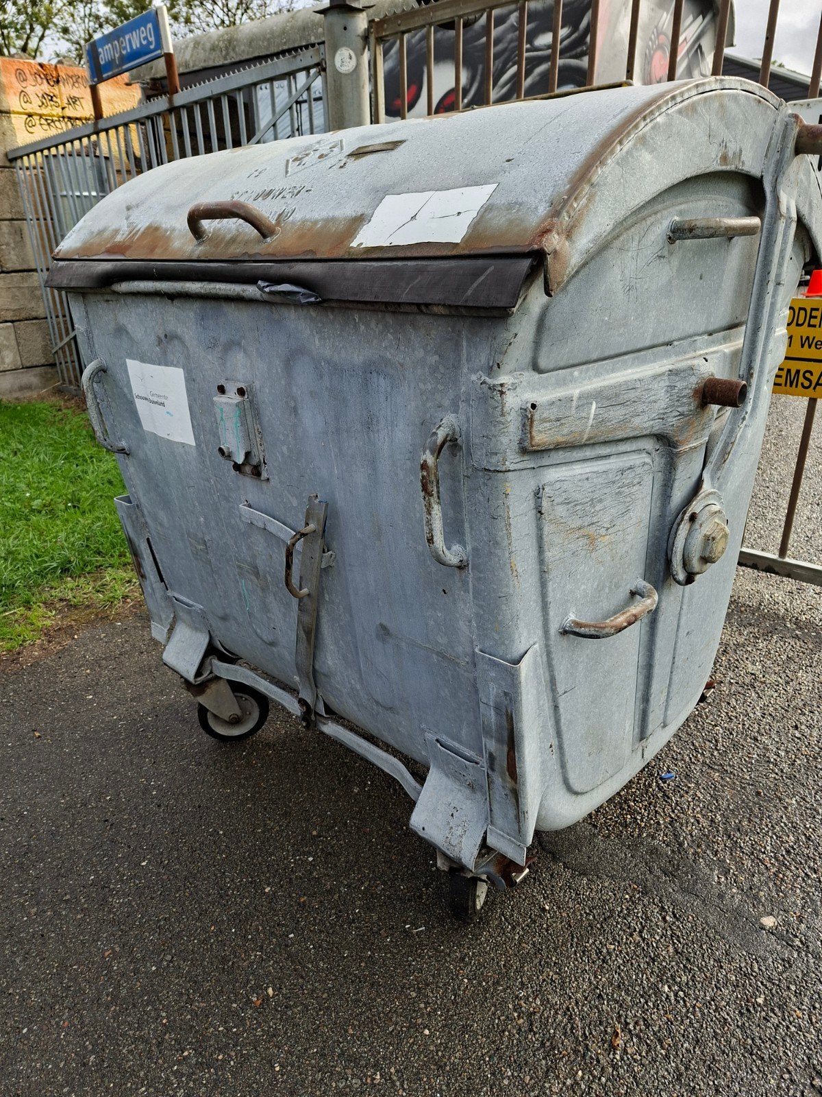 vuilcontainer 1100 liter, Ophalen of Verzenden
