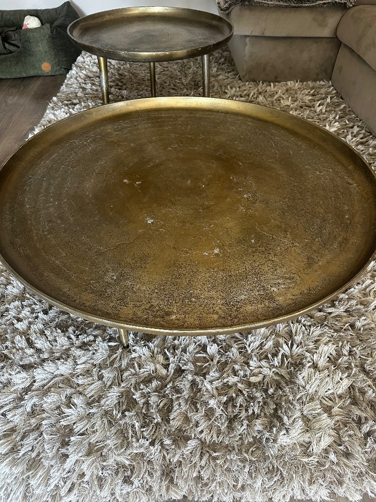 Salon Tafels (Klein en Groot), Huis en Inrichting, Ophalen, Gebruikt, 50 tot 100 cm, Rond