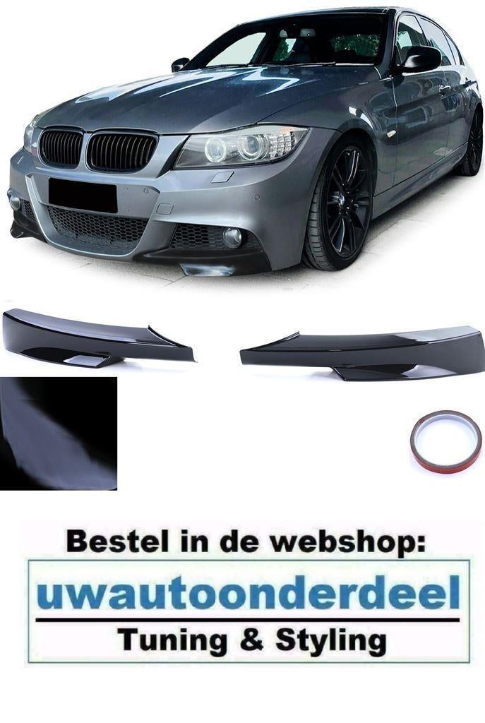 Splitters Hoeken Glans Zwart Voor Bmw 3 Serie E90 E91 LCI M, Verzenden, Automotive Parts, A.parts@hotmail.nl, Trasmolenlaan 12 3447 GZ Woerden
