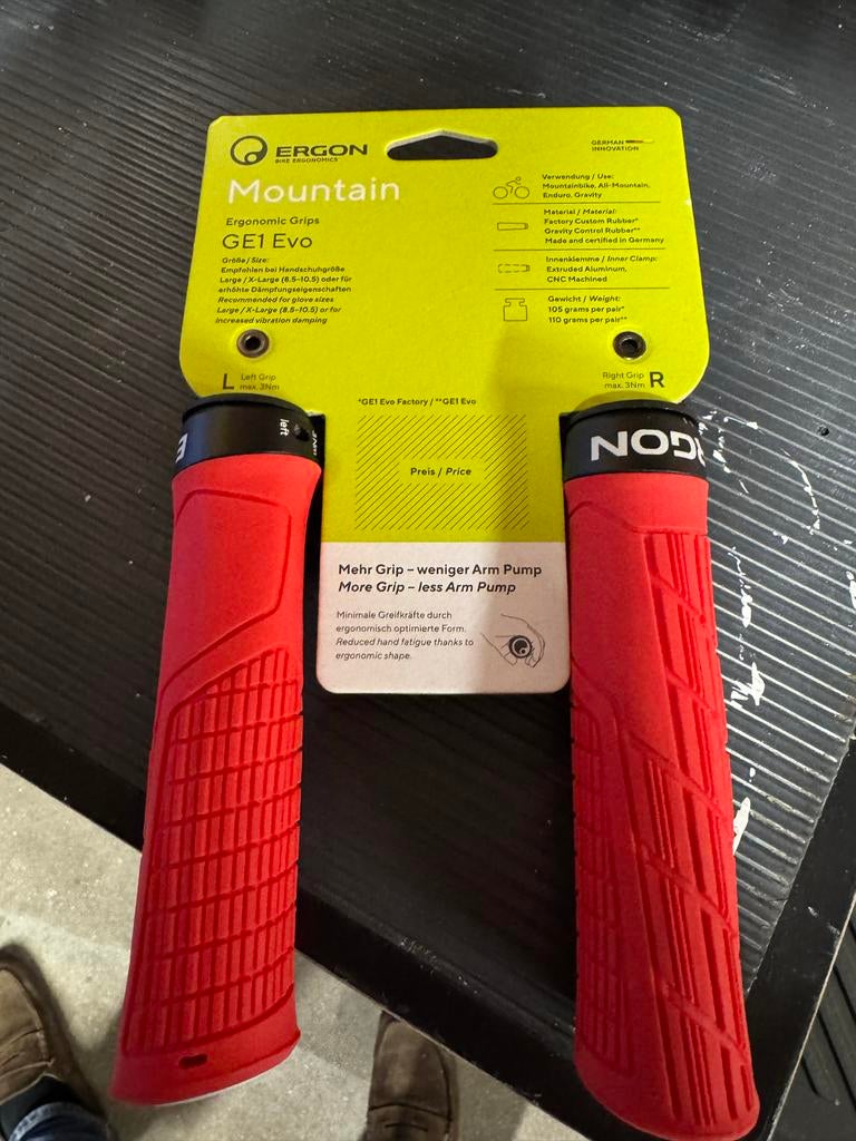 Ergon GE1 Evo Mountainbike Handvatten - Nieuw, Ophalen of Verzenden, Nieuw, Stuur