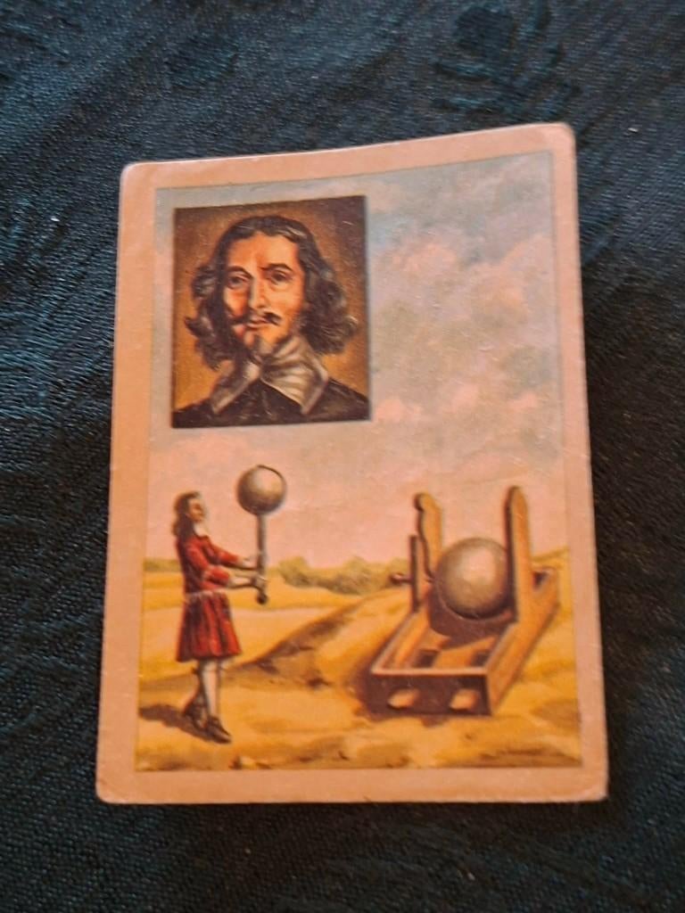 Prentje/Chromo : Otto Guericke / Chocolade Jacques, Gebruikt, Verzenden, Voor 1940, Prent