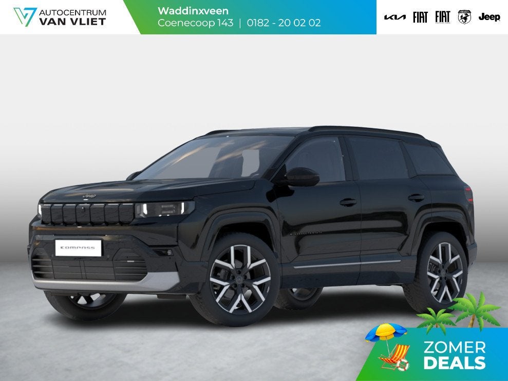 Jeep Compass First Edition 74 kWh | Adapt. Cruise | Camera |, Auto's, Jeep, Met garantie (alle), 600 kg, 1000 kg, SUV of Terreinwagen