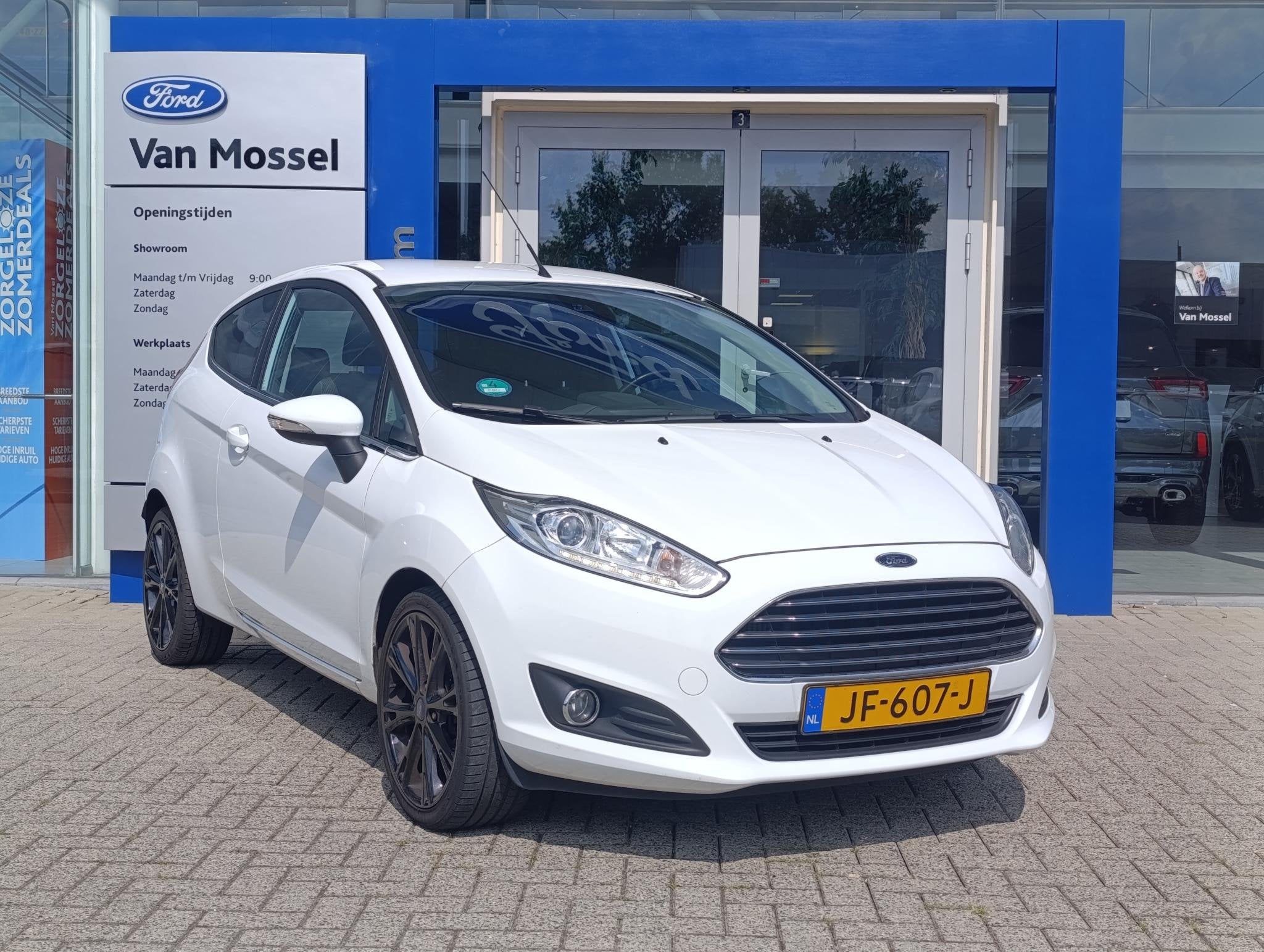 Ford Fiesta 1.0 EcoBoost Titanium | Automaat | Volledig Deal, 12 maanden, Wit, Origineel Nederlands, Bedrijf