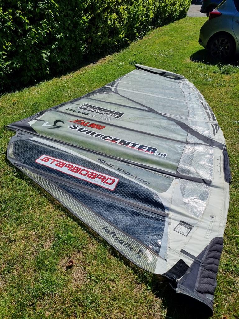 Loft Racing Blade 8.6, Watersport en Boten, Ophalen of Verzenden, Gebruikt, Zeil, Met draagtas