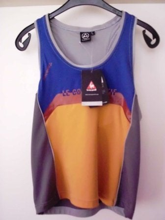 Wieler - Spinning singlet Le Coq Sportiv mt. L (dames) NIEUW, Sport en Fitness, Ophalen of Verzenden, Nieuw, Kleding