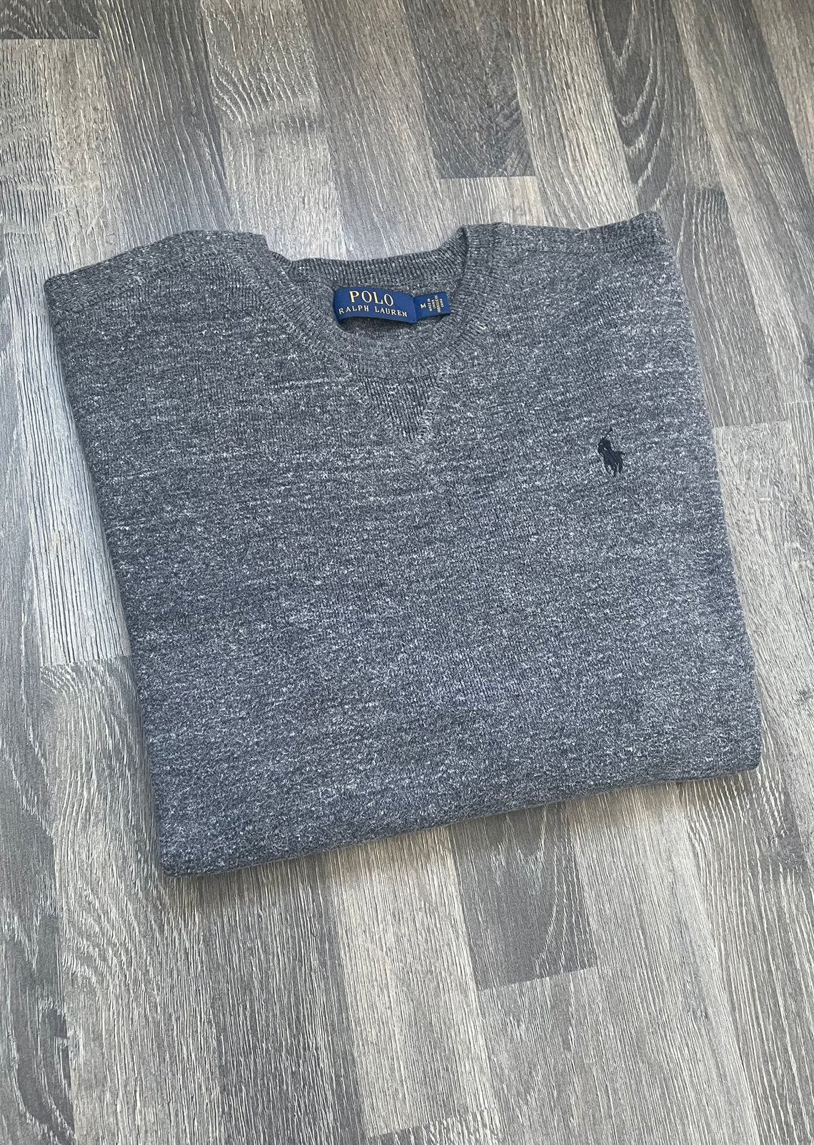 Ralph Lauren Polo sweater maat M, Ophalen of Verzenden, Zo goed als nieuw, Maat 48/50 (M), Grijs
