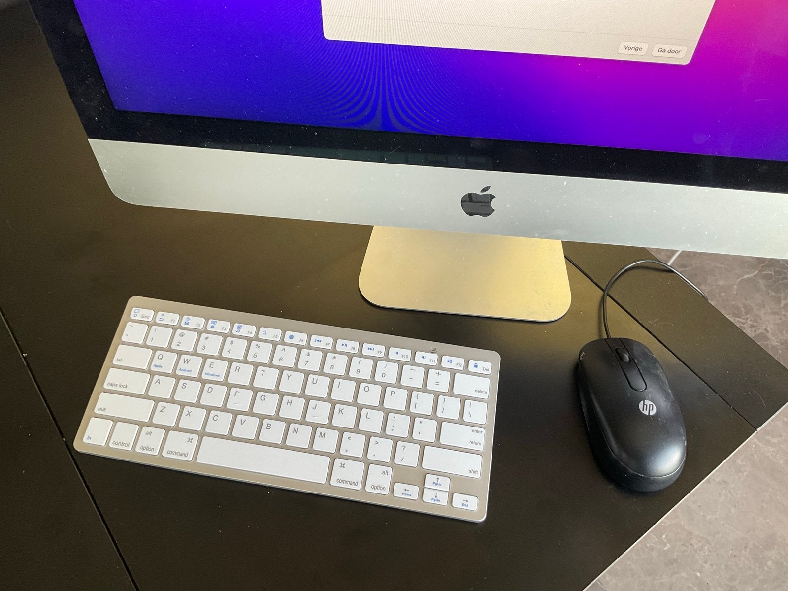 Apple iMac (2015) 21.5 inch - HP envy 6020e, Ophalen of Verzenden, Zo goed als nieuw, IMac, Onbekend