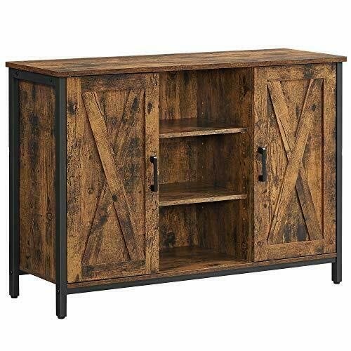 Nieuw Dressoir - Industriële Stijl met Opbergruimte, Huis en Inrichting, Ophalen, 100 tot 150 cm, 25 tot 50 cm, Overige houtsoorten