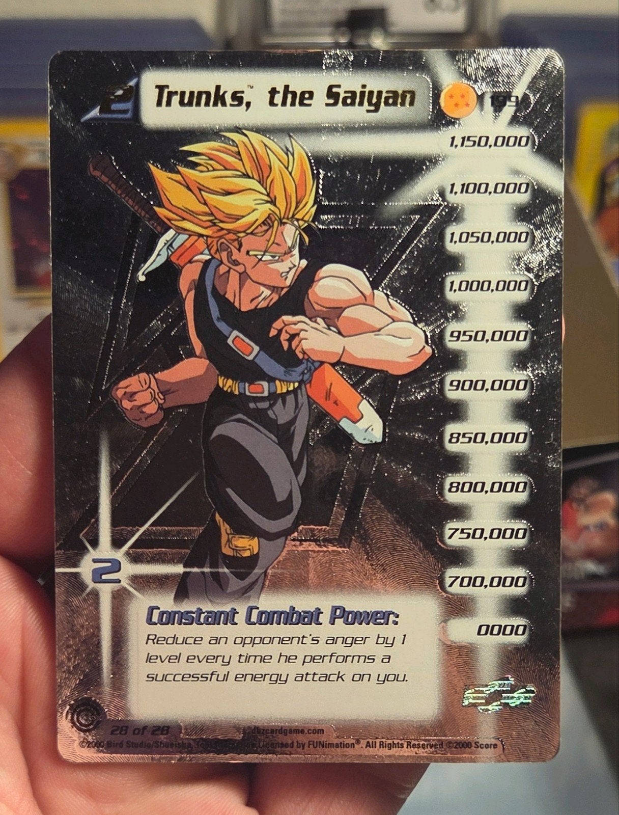 Trunks the Saiyan 199 DBZ CCG Trunks Saga Unl - GD, Ophalen of Verzenden, Zo goed als nieuw