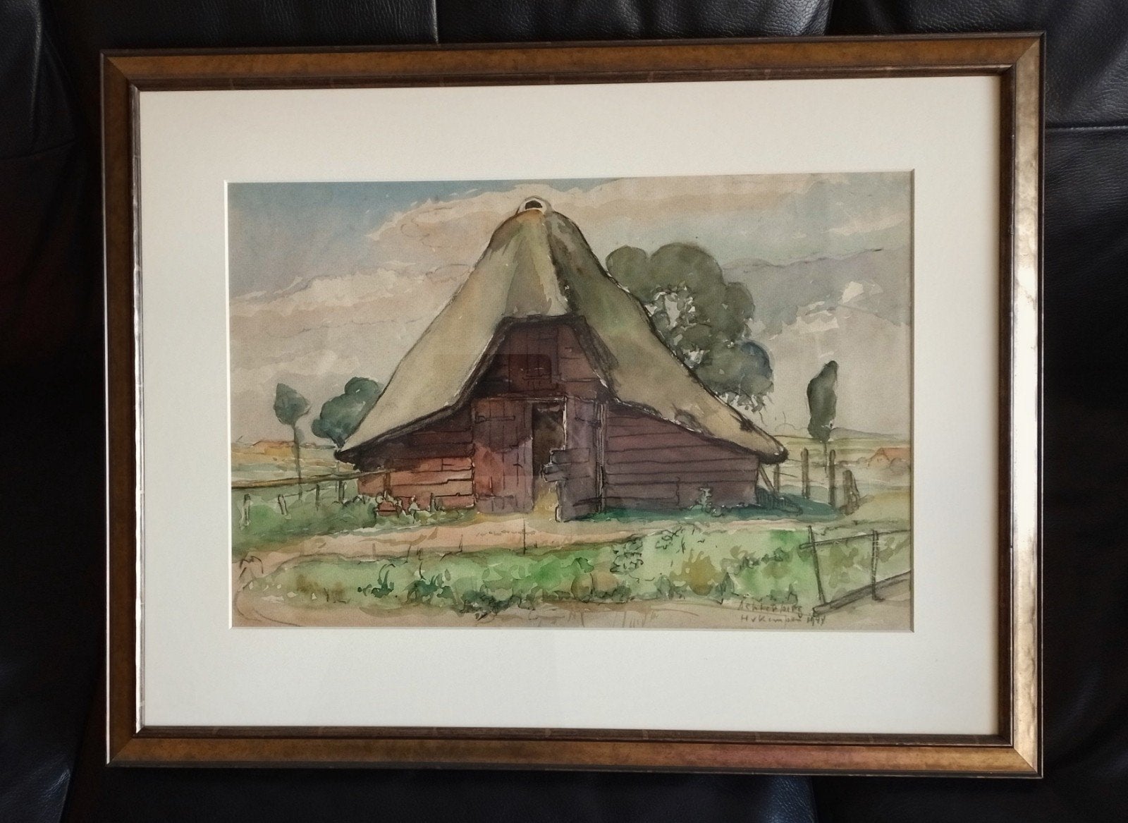 Hendrik van Kempen, Ophalen, Realistisch, Origineel werk, Landschap