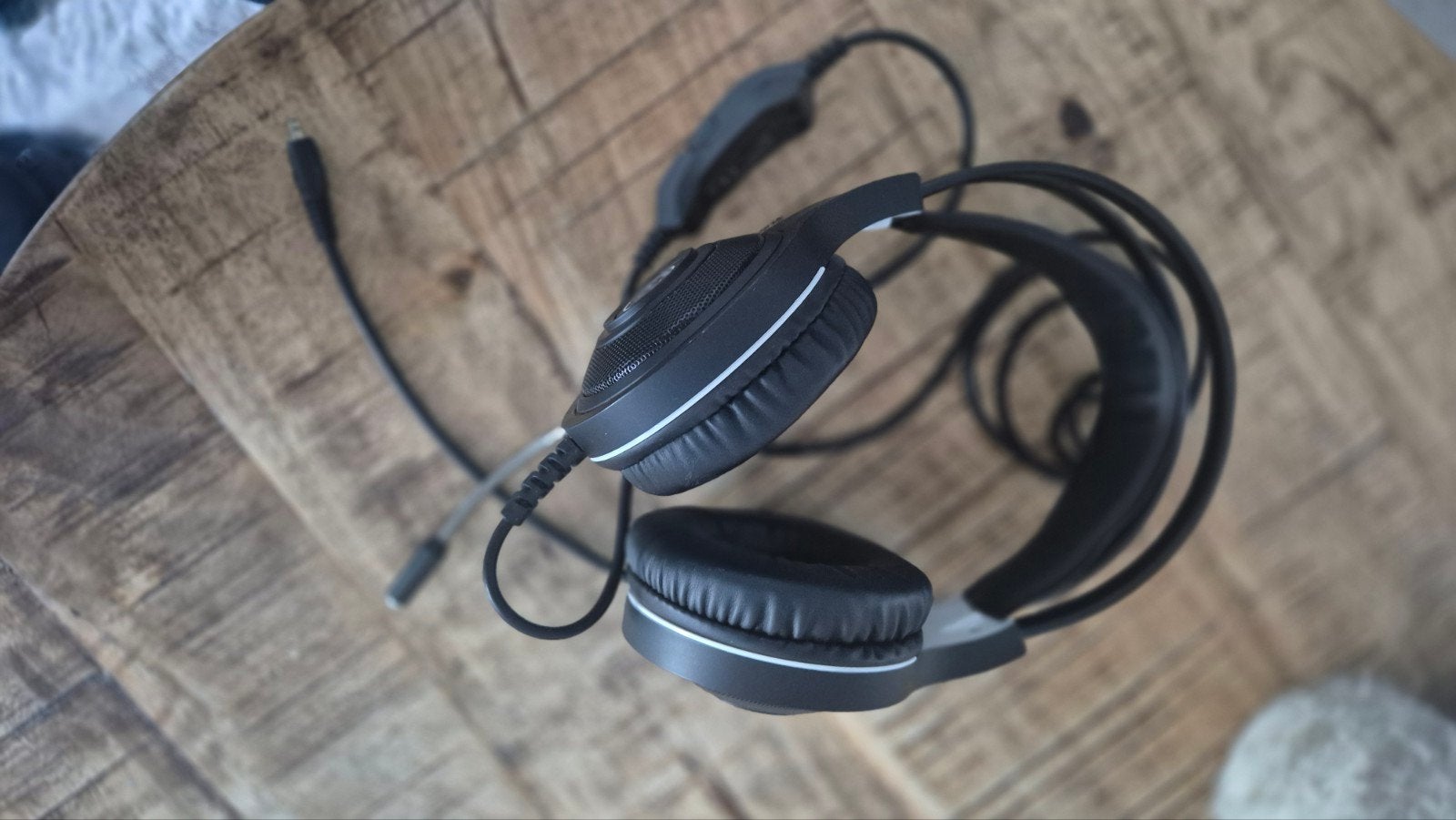 Gaming koptelefoon met microfoon, Overige merken, Ophalen of Verzenden, Microfoon, Zwart