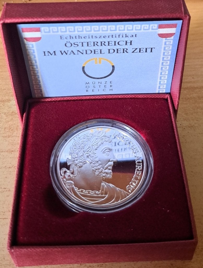 Oostenrijk, 100 Schilling 2000 - zilver Proof (2), Ophalen of Verzenden, Oostenrijk, Losse munt, Zilver