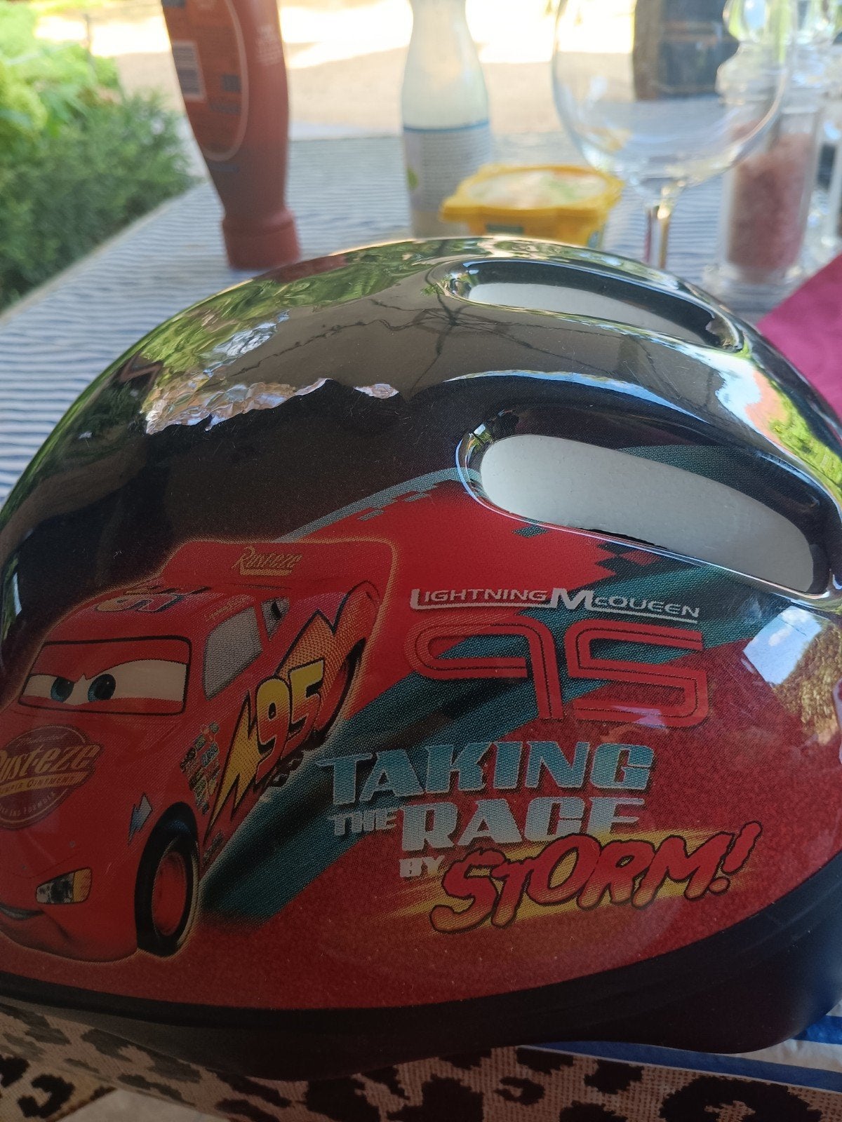 Kinderhelm Cars - Maat S (48-52 cm), S, Gebruikt, Cars, Ophalen of Verzenden