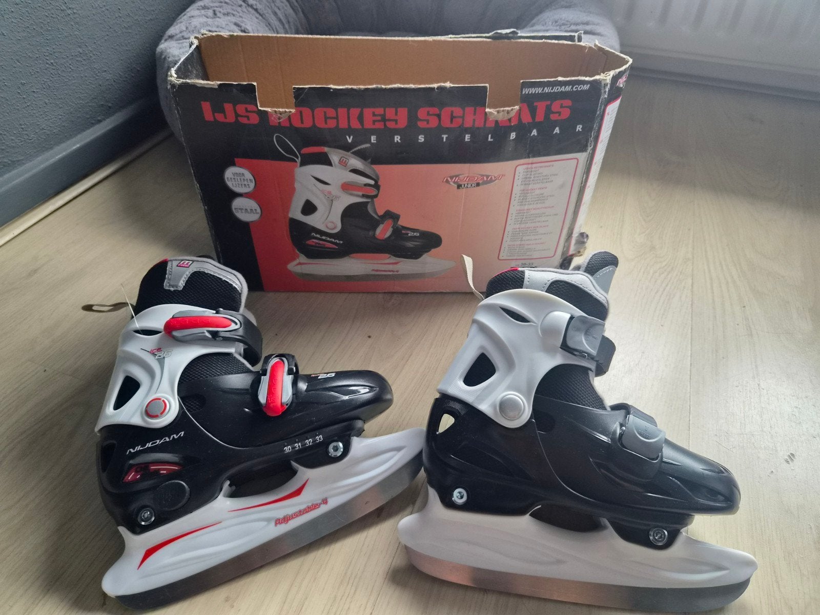 Hockey schaatsen Maat 30,31,32,33 Nijdam, Nieuw, Ophalen of Verzenden, IJshockeyschaatsen, Nijdam